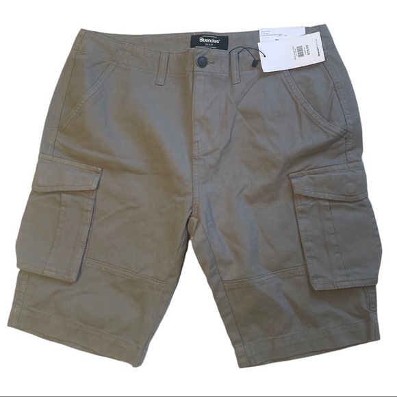 Bluenotes Grey Cotton Cargo Shorts Pockets Classic Men's Size 32 NWT 884 - Picture 2 of 16